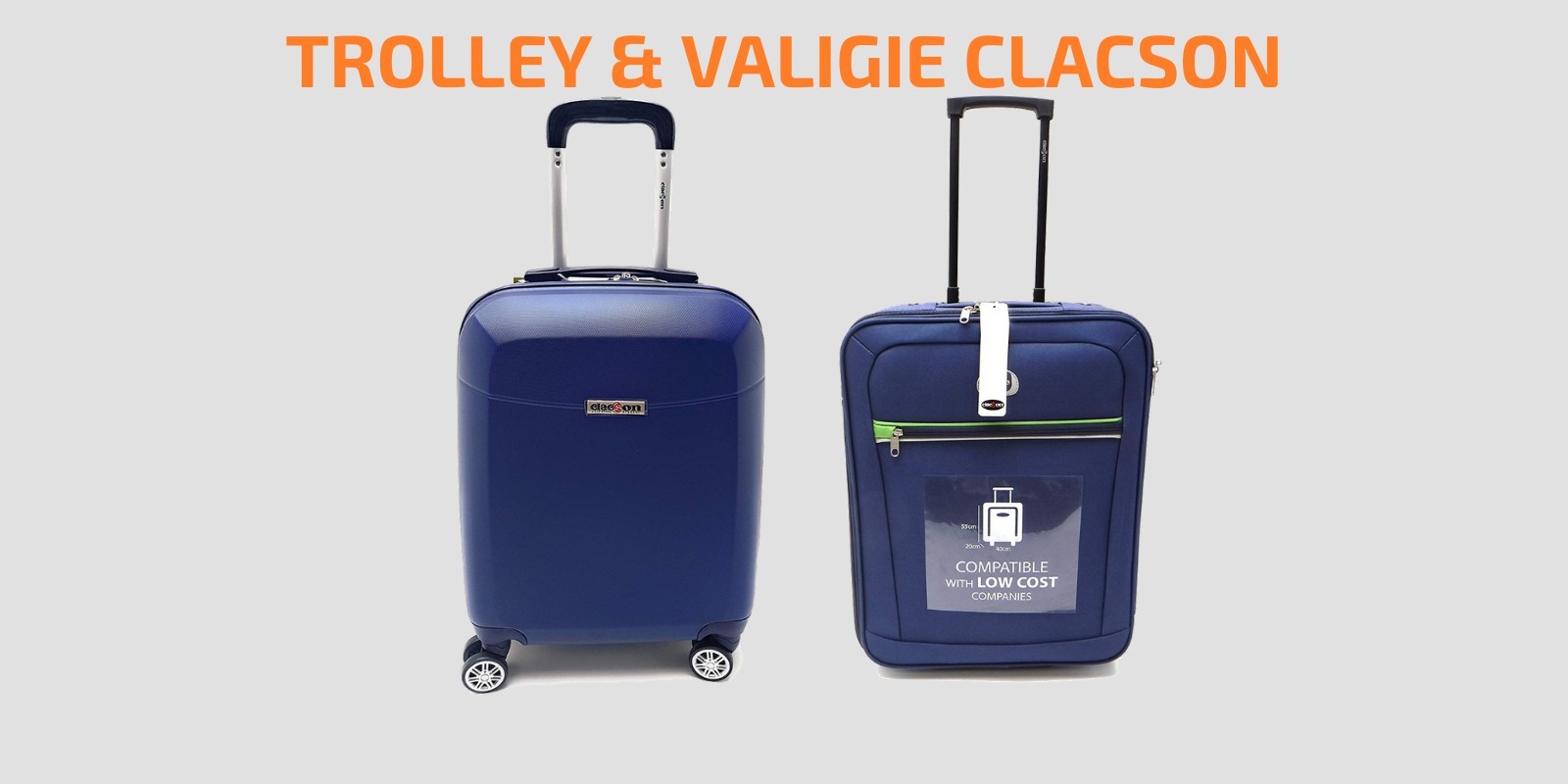 Valigie Trolley Clacson