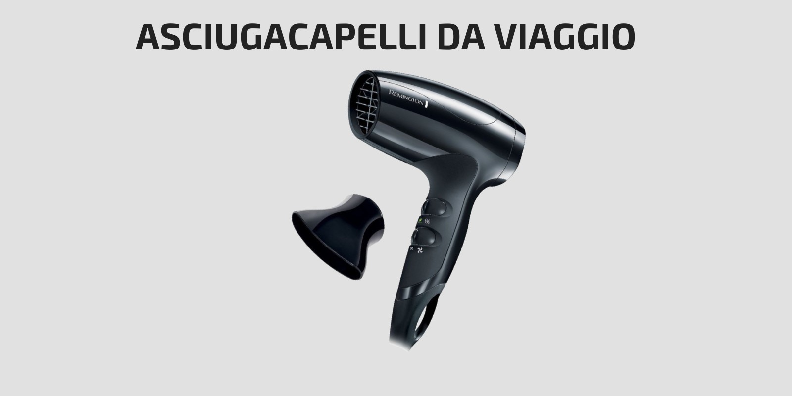 Asciugacapelli phon da viaggio