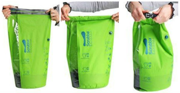 Scrubba Wash Bag 2.0 Sacchetto Lavatrice Portatile Borsa Sacco per Lavare  Lavasciuga con Esclusivo Sistema Asse per Bucato Indispensabile Accessorio  Camper Campeggio Escursione Viaggio Ovunque : : Moda